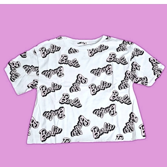NEW Barbie Cropped T-shirt - Picture 1 of 4